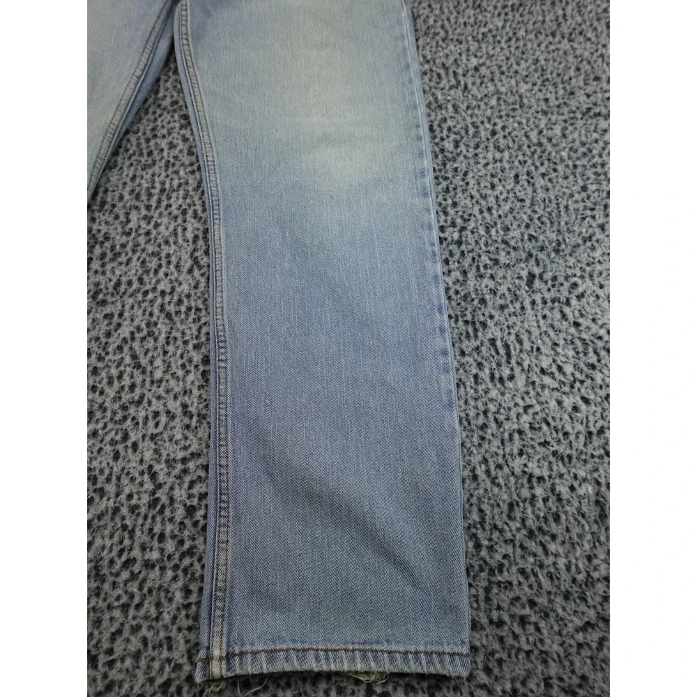 Levi's 505 Regular Fit Jeans Mens 36x32 Light‎ Blue Straight Leg Denim